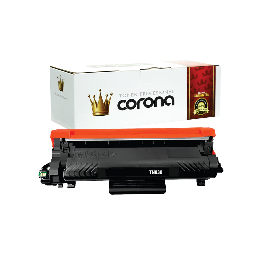 Toner Corona TN830 NEGRO Compatible con BROTHER