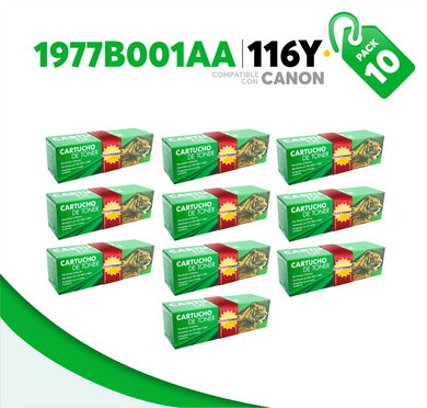 Caja 10 Pza Tóner 116Y Compatible con Canon 1977B001AA