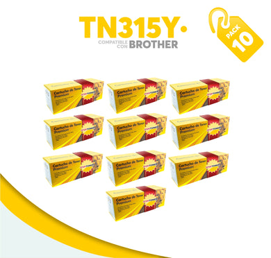 10 Pza Tóner TN315Y Compatible con Brother