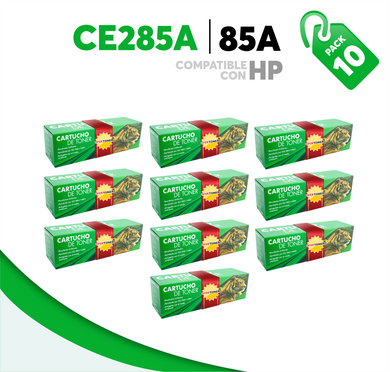 Caja 10 Pza Tóner 85A Compatible con HP CE285A