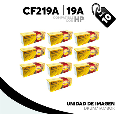 Caja 10 Pza Unidad de Imagen 19A Compatible con HP CF219A