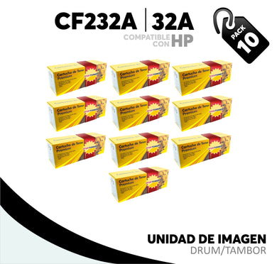 Caja 10 Pza Unidad de Imagen 32A Compatible con HP CF232A