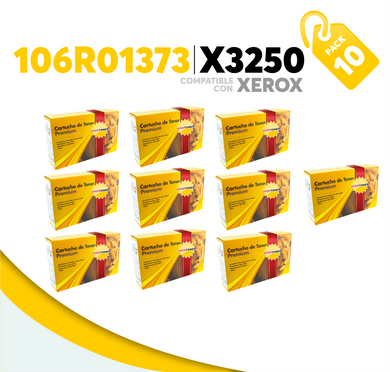 Caja 10 Pza Tóner X3250 Compatible con Xerox 106R01373