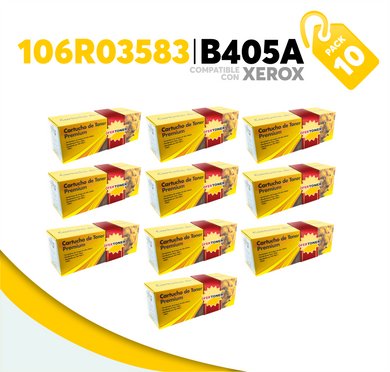 Caja 10 Pza Tóner B405A Compatible con Xerox 106R03583