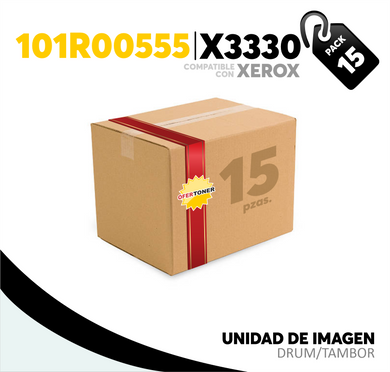 Caja 15 Pza Unidad de Imagen X3330 Compatible con Xerox 101R00555