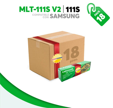 Caja 18 Pza Tóner 111S Compatible con Samsung MLT-D111S V2