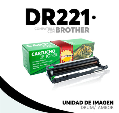 Unidad de Imagen DR221BK Compatible con Brother