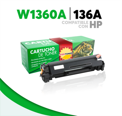 Tóner 136A Compatible con HP W1360A