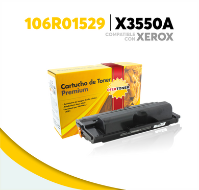 Tóner X3550A Compatible con Xerox 106R01529