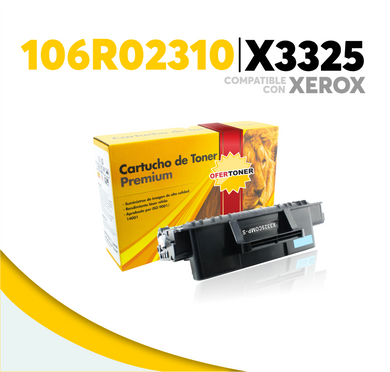 Tóner X3325 Compatible con Xerox 106R02310