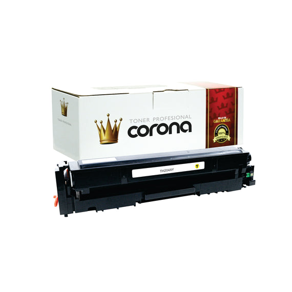 Tóner Corona CF512A / 204A AMARILLO Compatible Con HP