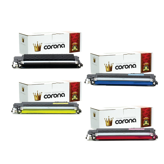 Pack Toner Color 404 CTL-K404S / CTL-C404S / CTL-Y404S / CTL-M404S Corona Compatible con SAMSUNG