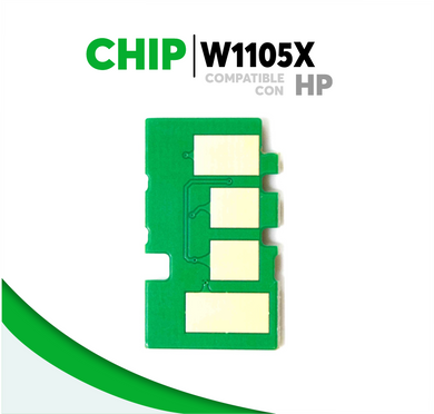 Chip para Tóner 105X Compatible con HP W1105X