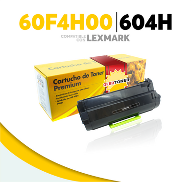 Tóner 604H Compatible con Lexmark 60F4H00