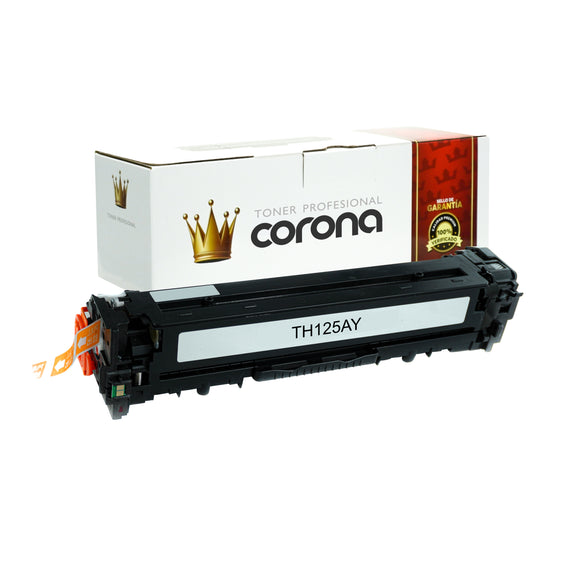 Tóner Corona CB542A / 125A - CE322A / 128A - CF212A / 131A AMARILLO Compatible Con HP/CANON