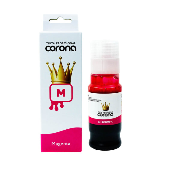 Tinta Corona Compatible Con Canon GI11 Magenta 70ml
