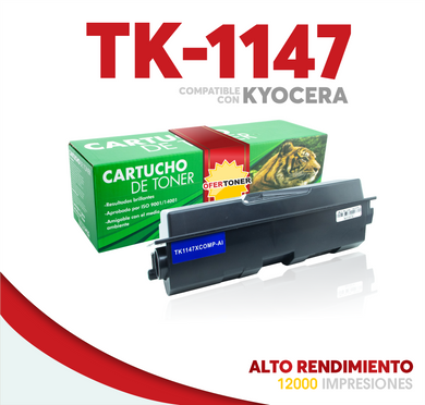 Tóner TK-1147 Alto Rendimiento Compatible con Kyocera