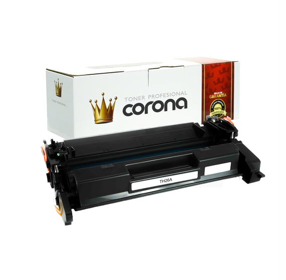 Tóner Corona 26A CF226A NEGRO Compatible Con HP