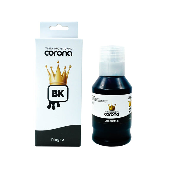 Tinta Corona Compatible Con Canon GI16 Negro 135ml
