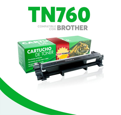 Tóner TN760 Compatible con Brother