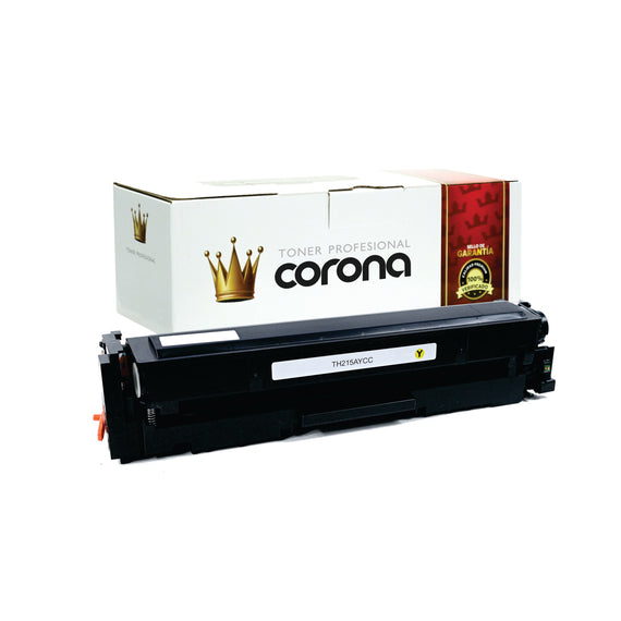Tóner Corona W2312A / 215A AMARILLO CON CHIP Compatible Con HP