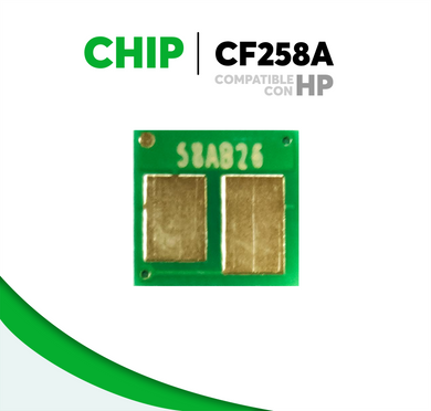 Chip para Tóner 58A Compatible con HP CF258A