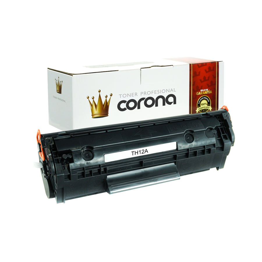Tóner Corona Q2612A / 12A NEGRO Compatible Con HP