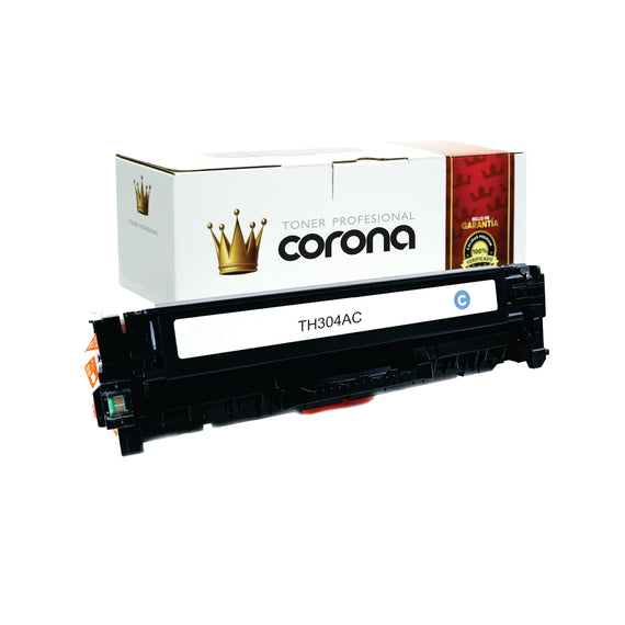 Tóner Corona CC531A / 304A - CE411A / 305A - CF381A / 312A CIAN Compatible Con HP