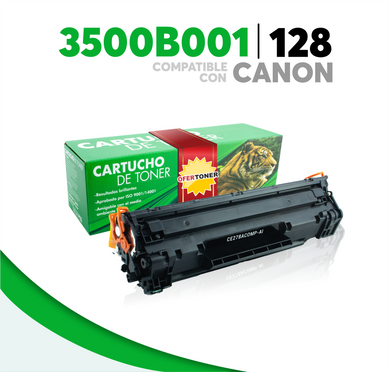 Tóner 128 Compatible con Canon 3500B001