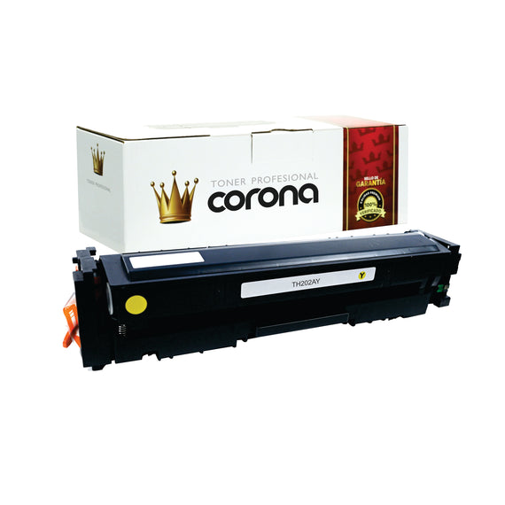 Tóner Corona  CF502A / 202A AMARILLO Compatible Con HP