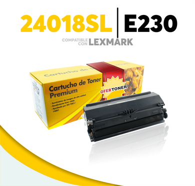Tóner E230 Compatible con Lexmark 24018SL