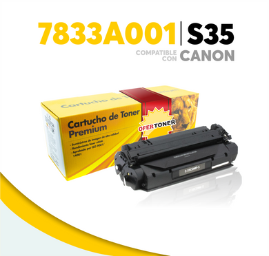 Tóner S35 Compatible con Canon 7833A001