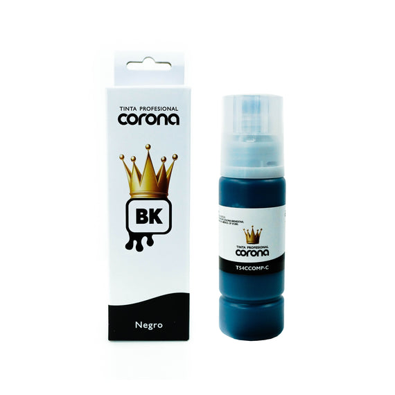 Tinta Corona Compatible Con Epson T54C Negro 70ml