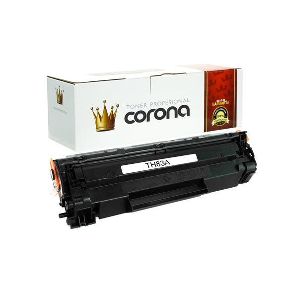 Tóner Corona CF283A / 83A NEGRO Compatible Con HP