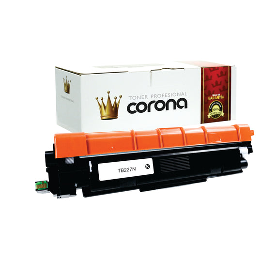 Tóner Corona TN227BK  NEGRO Compatible Con BROTHER