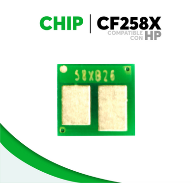 Chip para Tóner 58X Compatible con HP CF258X