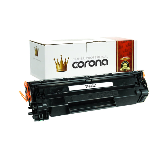 Tóner Corona CF283X / 83X NEGRO Compatible Con HP