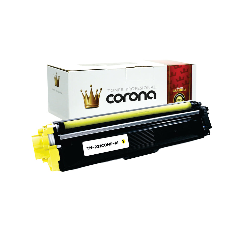 Tóner Corona TN221Y CON CHIP Compatible Con BROTHER
