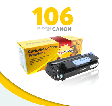 Tóner 106 Compatible con Canon 0264B001AA