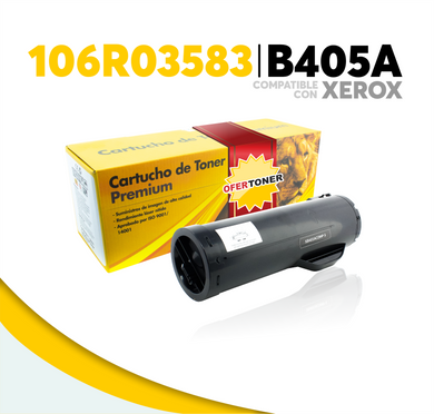 Tóner B405A Compatible con Xerox 106R03583