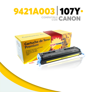 Tóner 107Y Compatible con Canon 9421A003