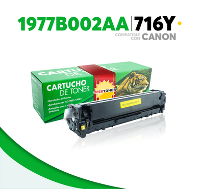 Tóner 716Y Compatible con Canon 1977B002AA