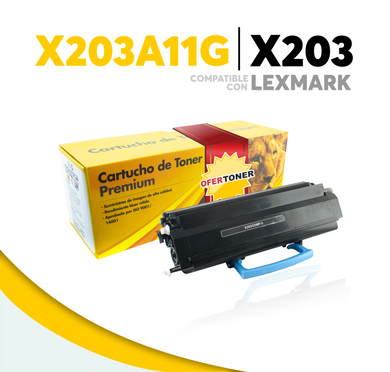 Tóner X203 Compatible con Lexmark X203A11G