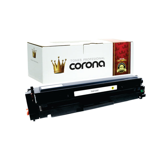 Tóner Corona CF412A / 410A AMARILLO CON CHIP Compatible Con HP