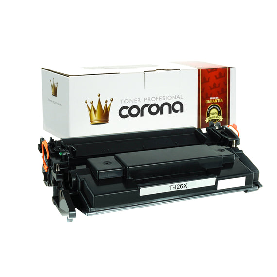 Tóner Corona CF226X / 26X NEGRO Compatible Con HP
