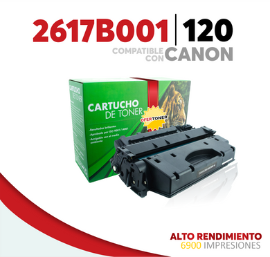 Tóner 120 Alto Rendimiento Compatible con Canon 2617B001