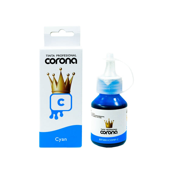 Tinta Corona Compatible Con Brother BTD60/BT6001/BT5001 Cian 48ml