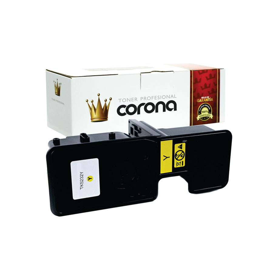 Toner Corona TK-5232Y / 1T02R9AUSV AMARILLO Compatible con KYOCERA