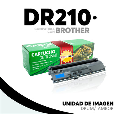 Unidad de Imagen DR210BK Compatible con Brother