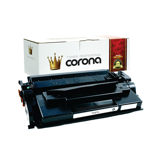 Tóner Corona CF287A / 87A NEGRO Compatible con HP